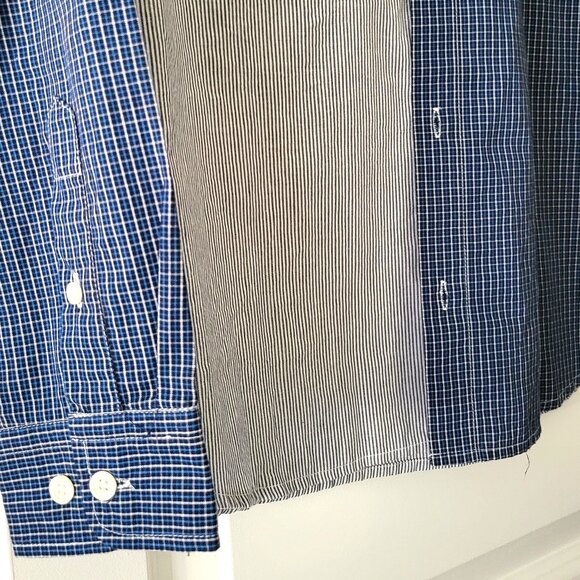 CYRILLUS Paris Boys Gingham Check and Stripe Shirts - Picture 4 of 9